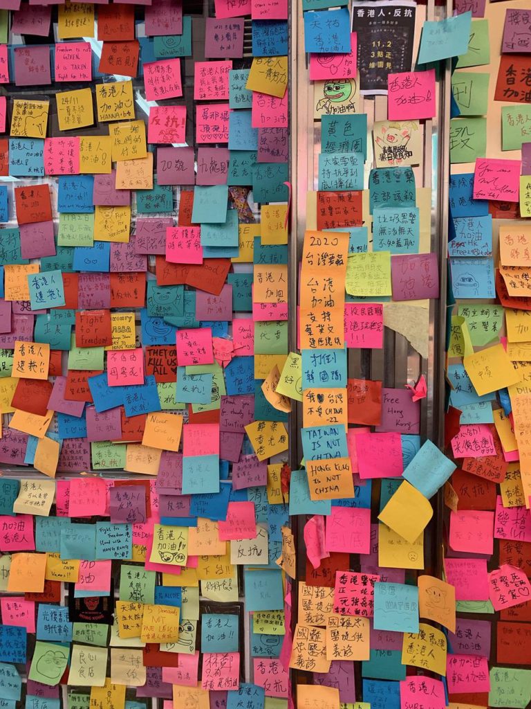hong kong, stickers, posts its-4825718.jpg