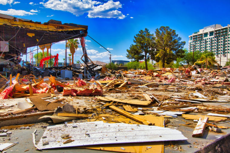 Hartland mansion, las vegas historic building, demolished, the end