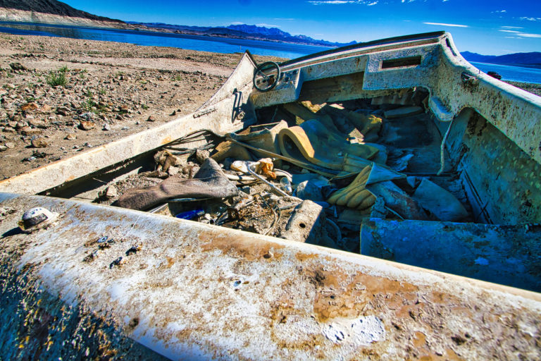 Lake Mead low water, Water Drought, Dry Lake,