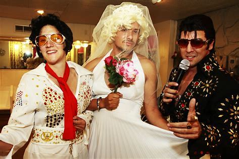 Elvis Presley, wedding chapel, las vegas, nevada